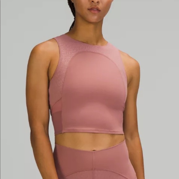 lululemon athletica Tops - Lululemon Nulu and Mesh Yoga Tank